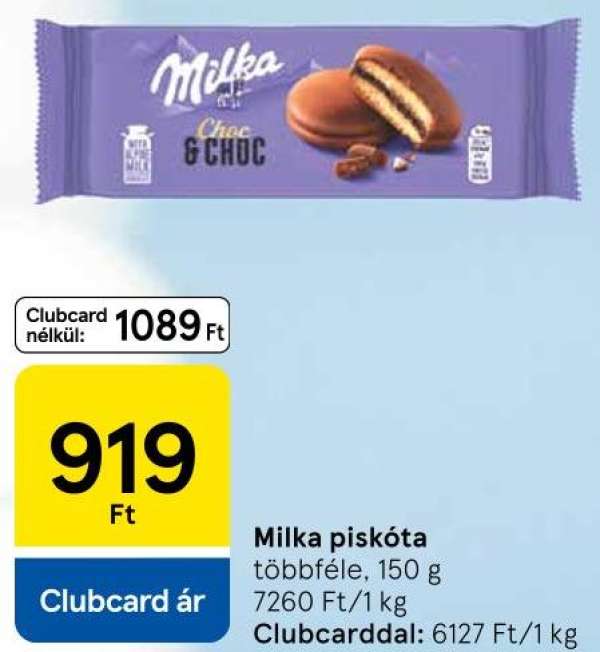 Milka piskóta