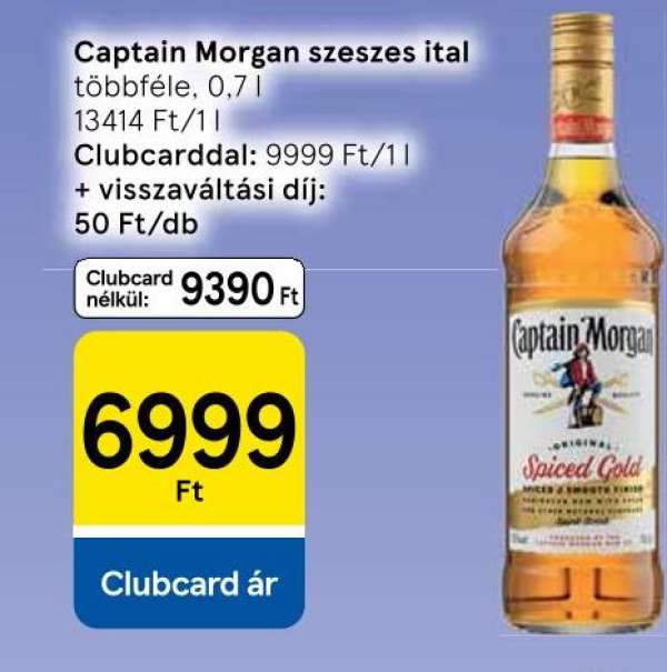 Captain Morgan szeszes ital