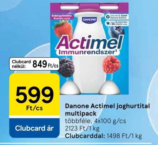 Danone Actimel joghurtital multipack