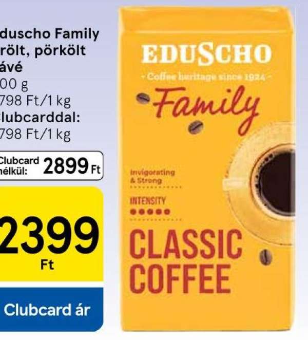 Eduscho Family őrölt, pörkölt kávé