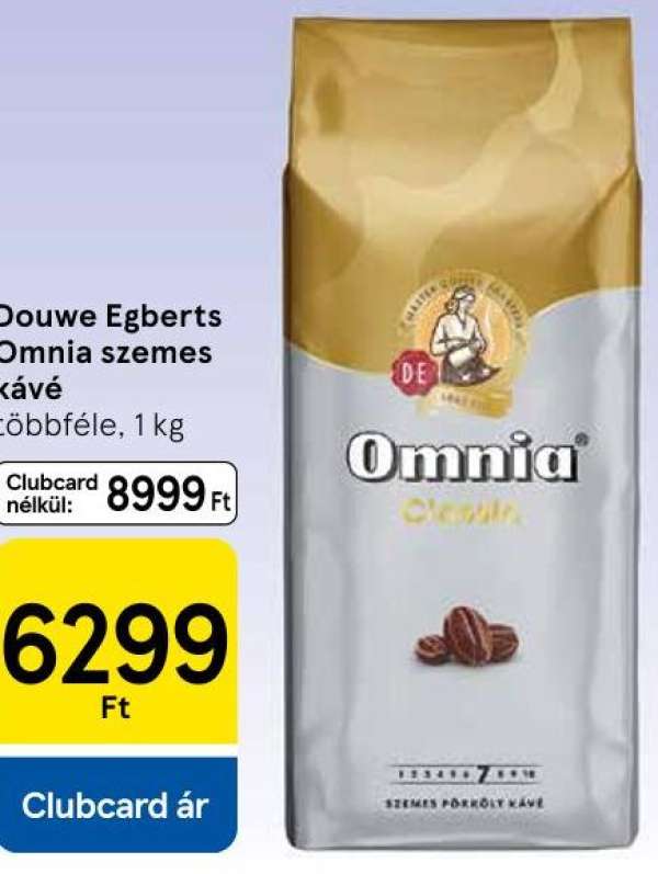 Douwe Egberts Omnia szemes kávé