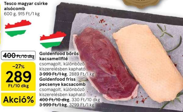 Goldenfood bőrös kacsamellfilé