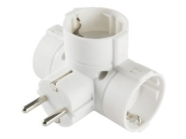 HOME TPF-36 Földelt hálózati T-elosztó