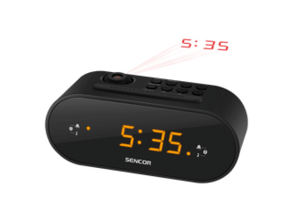 Sencor SRC 3100 B Rádiós ébresztőóra, Fekete