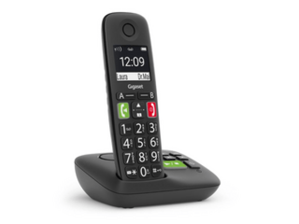 Gigaset E290A DECT Üzenetrögzítős telefon, fekete