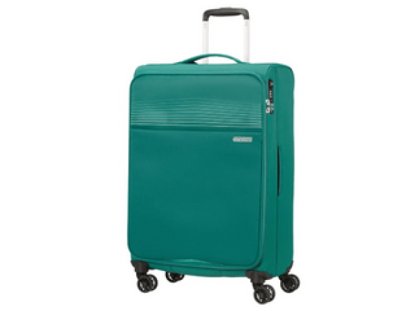 American Tourister Lite Ray Spinner 69/25 TSA Kézipoggyász, Erdei zöld