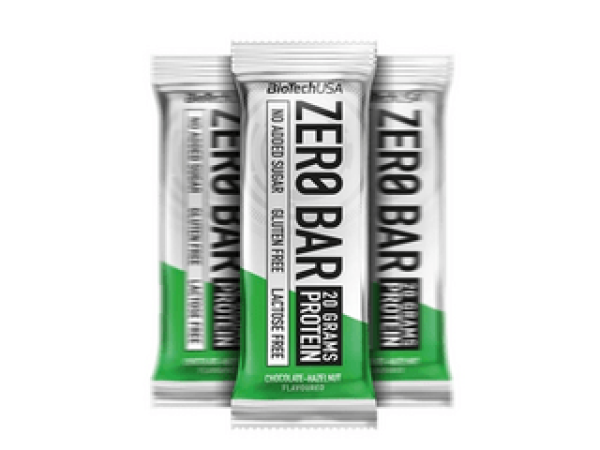 BioTech Zero Bar Csokoládé-mogyoró fehérjeszelet, 50 g