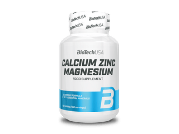 BioTechUSA Calcium Zinc Magnesium tabletta, 100 db