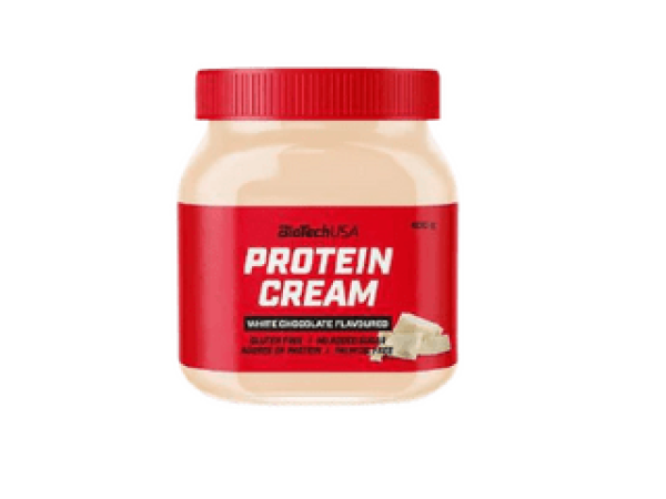 BioTech Protein Cream, fehércsokoládé, 400 g