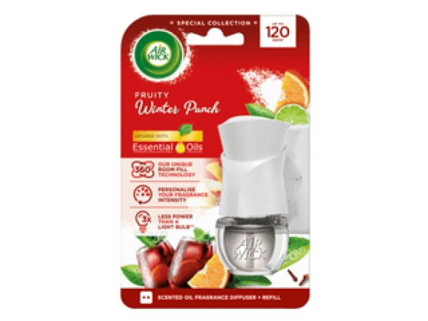 Air Wick elektromos légrissítő, gyümolcsös téli puncs