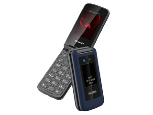 Aiwa FP-30/BL DualSIM Flip mobiltelefon, kék
