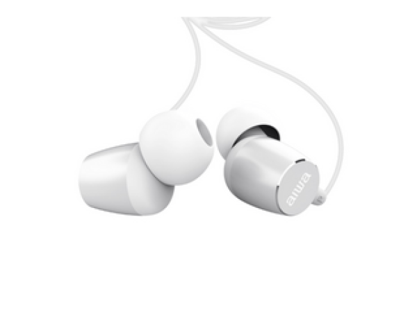 Aiwa ESTM-20WT Vezetékes fülhallgató, fehér