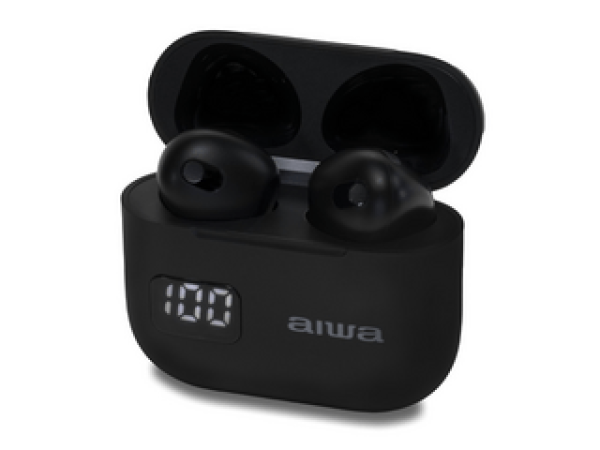 Aiwa EBTW-100BK TWS fülhallgató, fekete