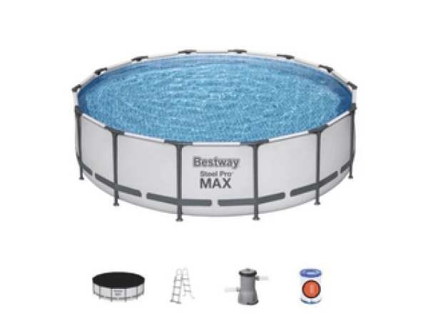 Bestway Steel Pro Max Bonaire Superior fémvázas medence, 427 x 107 cm (56950)