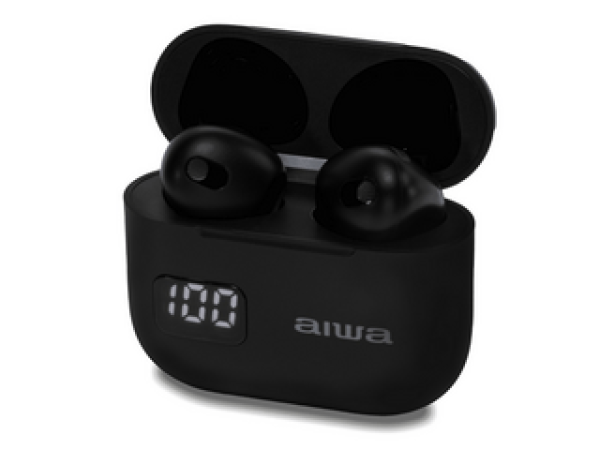 Aiwa ETWS-150BK Bluetooth fülhallgató, fekete