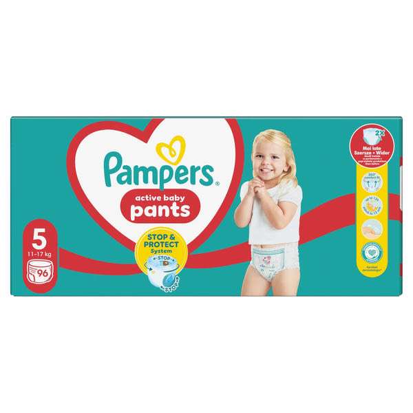 Pampers Active Baby Mega Pack bugyipelenka 11-17 kg, méret: 5 - 96 db