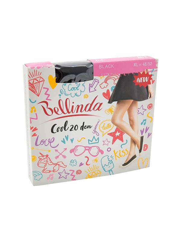 Bellinda Cool 20 Den Fekete XL Harisnya - 1 db