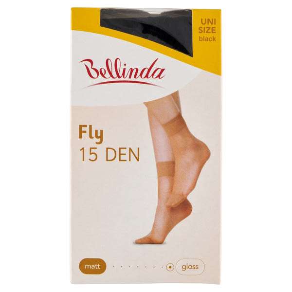 Bellinda Fly 15 bokafix, fekete, unisex -  1 db