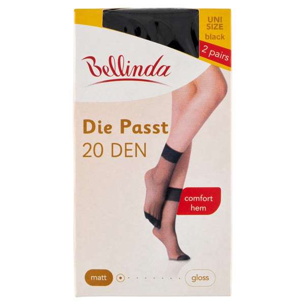 Bellinda bokafix die passt 20 den fekete  - 1 db