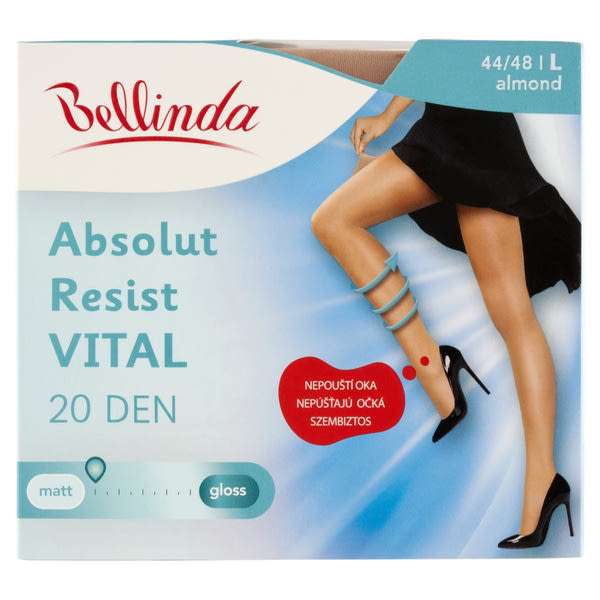 Bellinda Absolut Resist Vital harisnya 20Den almond L-es méret - 1 db
