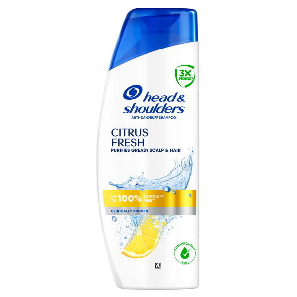 Head & Shoulders Citrus Fresh korpásodás elleni sampon zsíros hajra - 400 ml