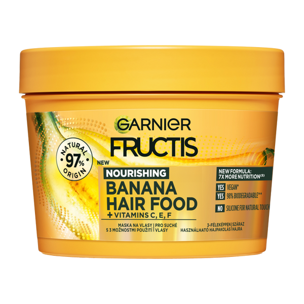 Garnier Fructis Hair Food Banana hajpakolás - 400 ml