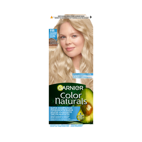Garnier Color Naturals tartós hajfesték /111 Extra világos hamvasszőke - 112 ml