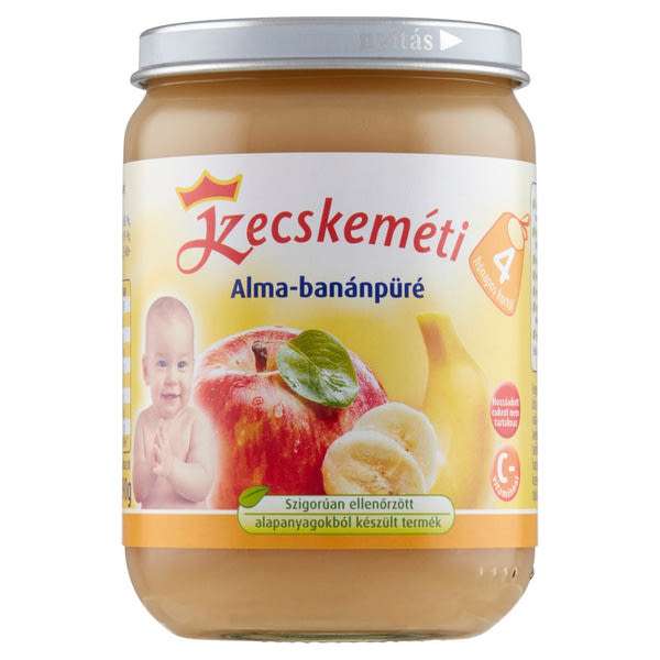 Kecskeméti bébiétel almával és banánnal 4 hónapos kortól - 190 g
