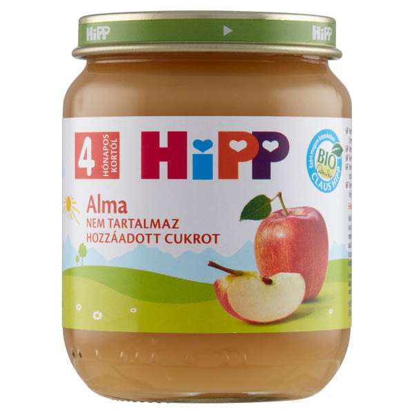 Hipp bébiétel almával 4 hónapos kortól - 125 g