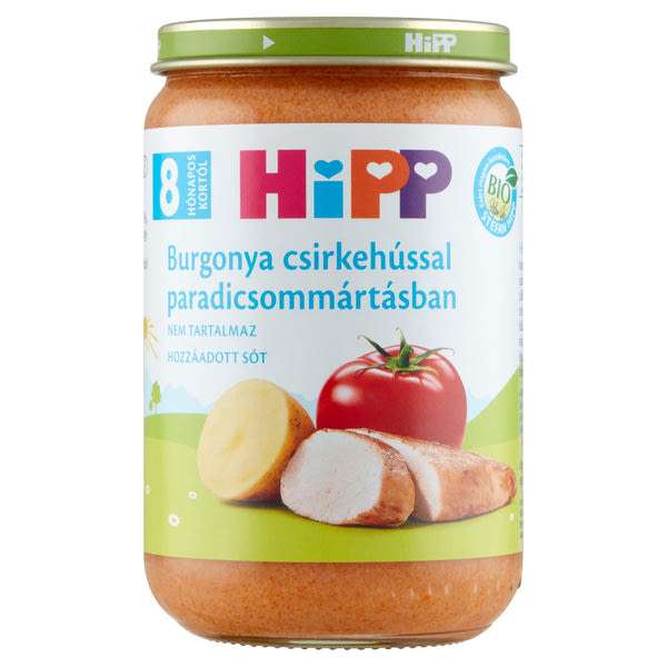 Hipp bébiétel paradicsomos burgonyával és csirkehússal 8 hónapos kortól - 220 g