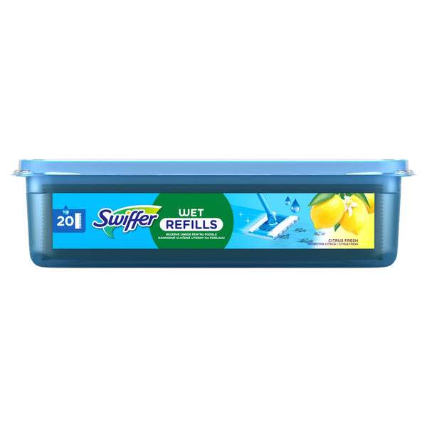 Swiffer Sweeper Citrus Fresh nedves padlótörlő kendő  - 20 db