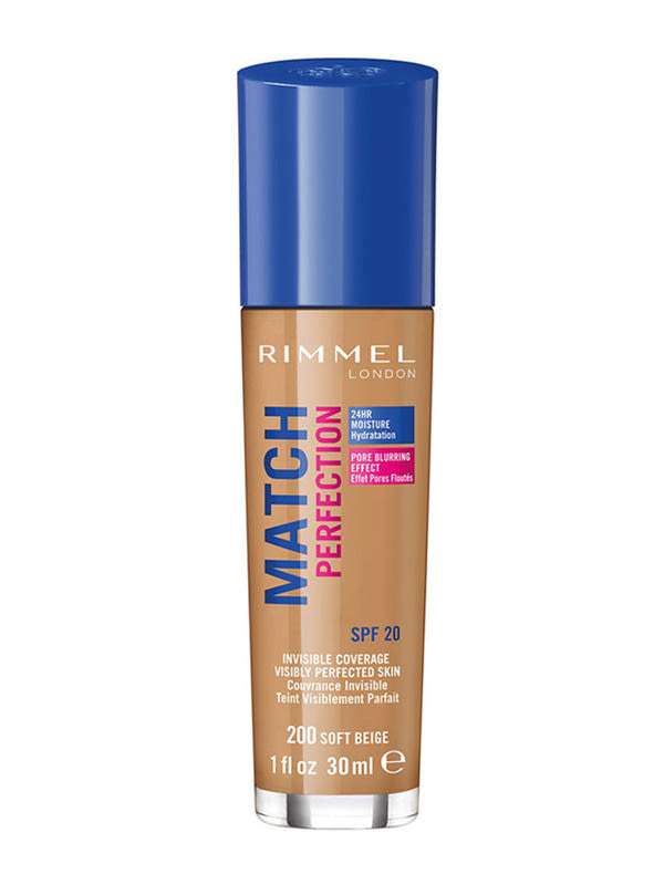 Rimmel Match Perfection alapozó /200 soft beige - 1 db