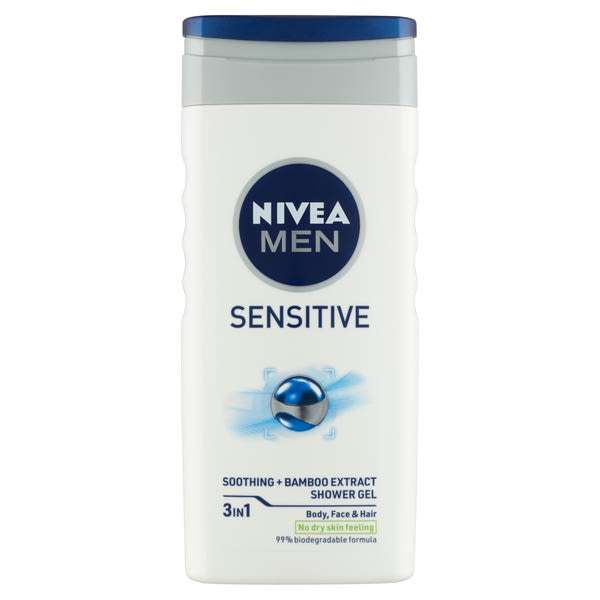 NIVEA MEN Sensitive Tusfürdő - 250 ml