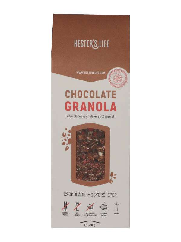 Hester's life chocolate granola - 320 g