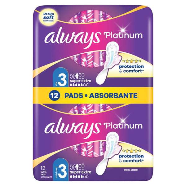 Always Platinum Day & Night egészségügyi betét - 12 db