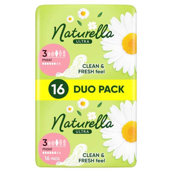 Naturella Ultra Maxi Camomile egészségügyi betét - 16 db