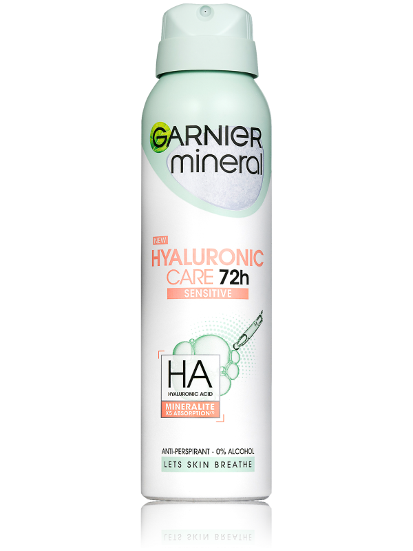 Garnier Mineral Hyaluronic Care 72h sensitive dezodor - 150 ml