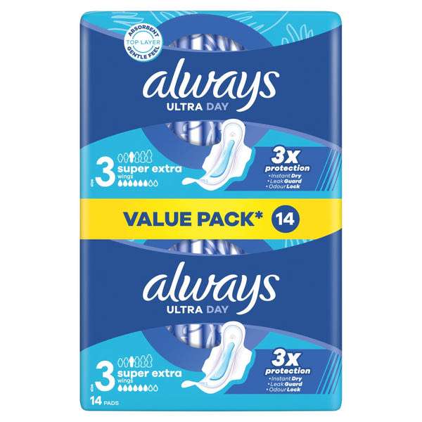Always Ultra Day&Night Duo Pack egészségügyi betét - 14 db