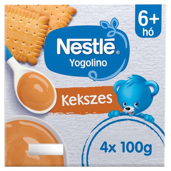 Nestlé Yogolino Bébidesszert Kekszes Ízesítéssel 6 Hónapos Kortól 4*100g - 400 g