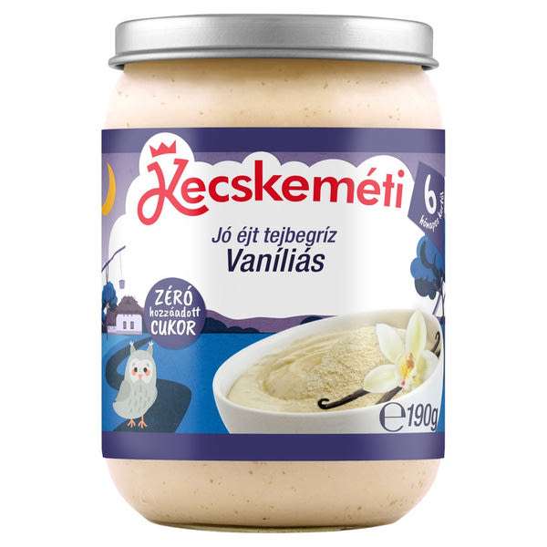 Kecskeméti vaníliás tejbegríz 6 hónapos kortól - 190 g