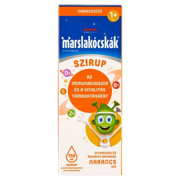 Marslakócskák szirup narancs űzű 1 éves kortól - 150 ml