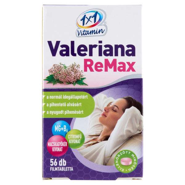 1x1 Vitamin Valeriana Remax étrend-kiegészítő filmtabletta - 56 db