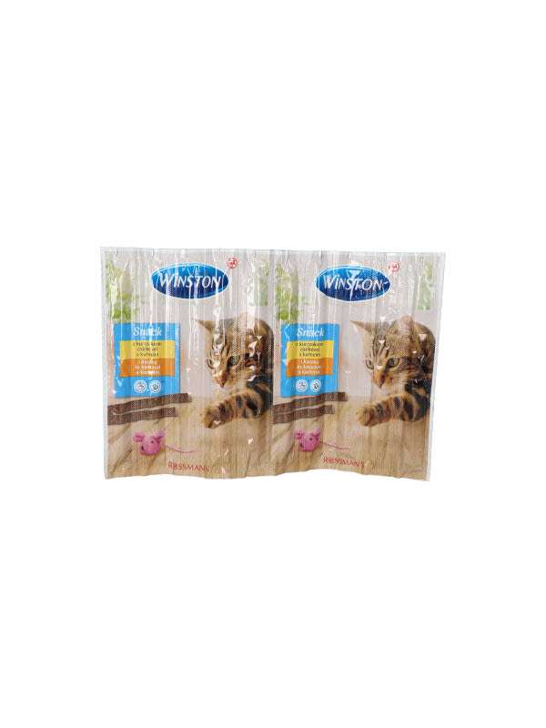 Winston szárazeledel macskáknak, kolbász, csirke-kacsa ízű - 10 db