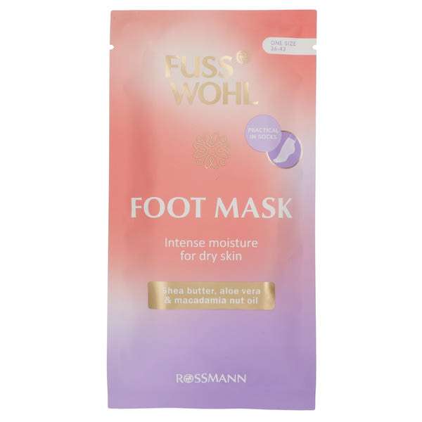 Fuss Wohl lábmaszk zokni 1 pár 36-43 - 1 db