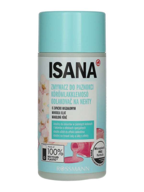 Isana acetonos körömlakklemosó, mandula - 125 ml