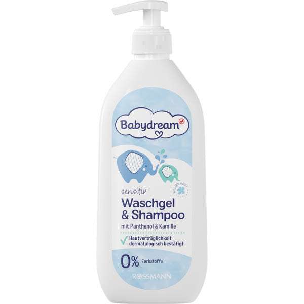 Babydream Sensitive fürdető és sampon - 500 ml