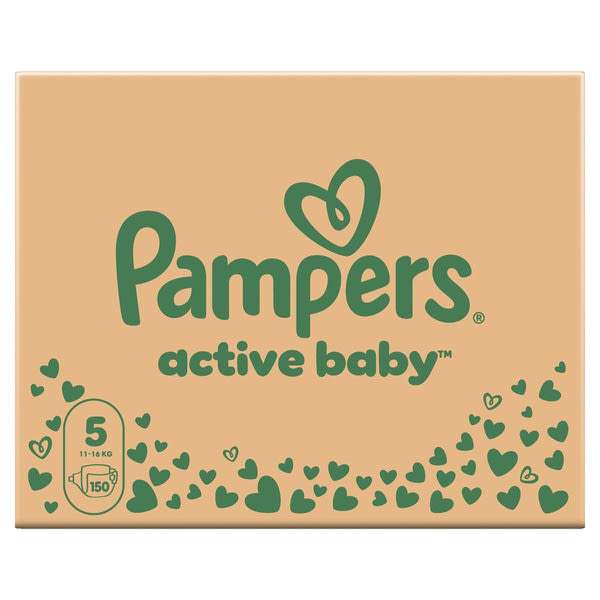 Pampers Active Baby pelenka 11-16 kg, méret: 5 - 150 db