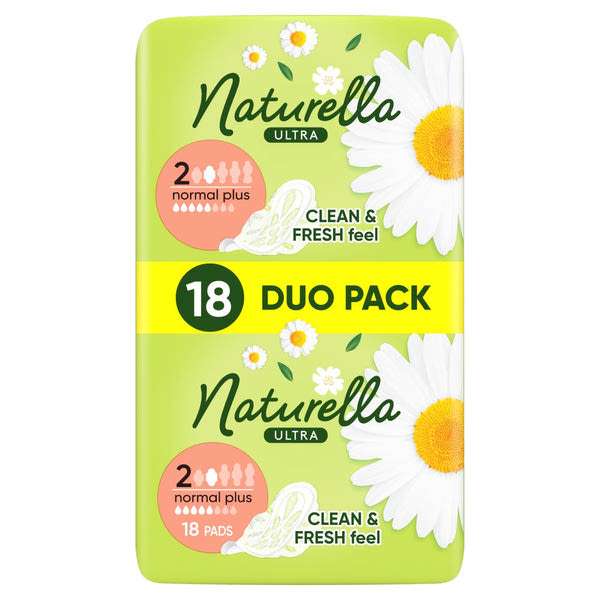 Naturella Ultra Normal Plus egészségügyi betét - 18 db