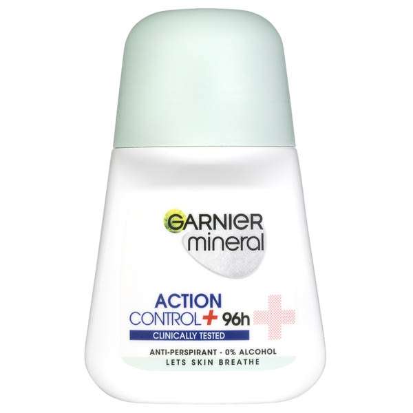 Garnier Mineral Action Control+ Clinically Tested izzadásgátló golyós dezodor - 50 ml