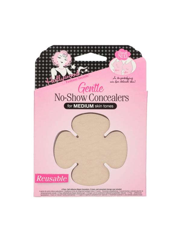 Hollywood Fashion mellbimbó tapasz /középbarna - 8 db